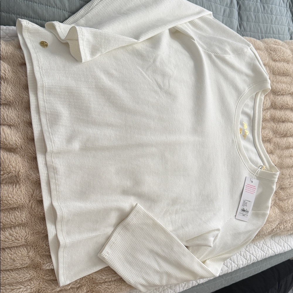 Lilly Pulitzer Ivory Long Sleeve Top